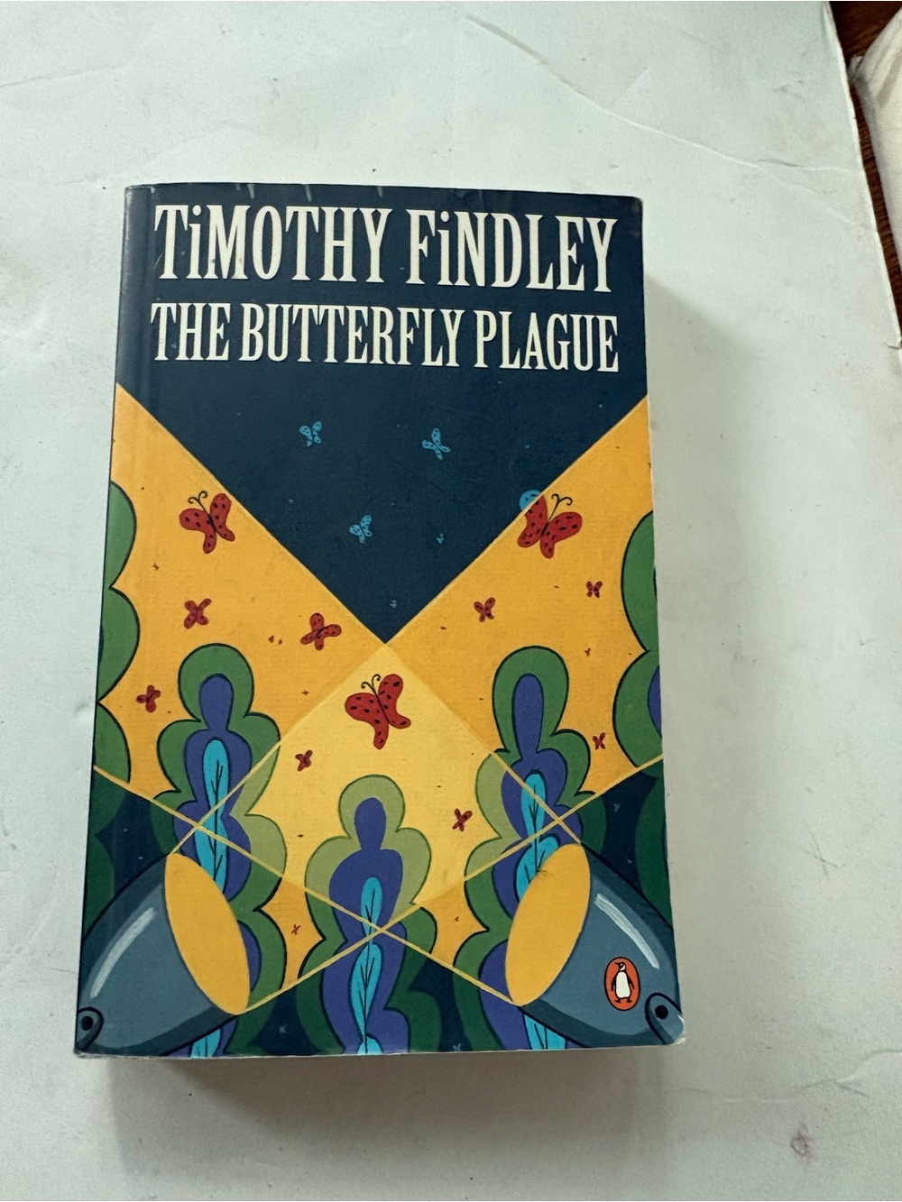 Timothy Findley The Butterfly Plague Wall Art Print - Blue, Yellow, Green